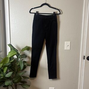 Express Black Super High Rise Skinny Jeans
